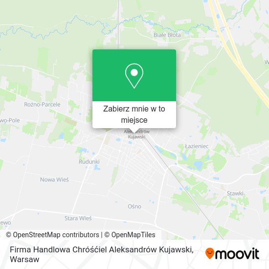 Mapa Firma Handlowa Chróśćiel Aleksandrów Kujawski