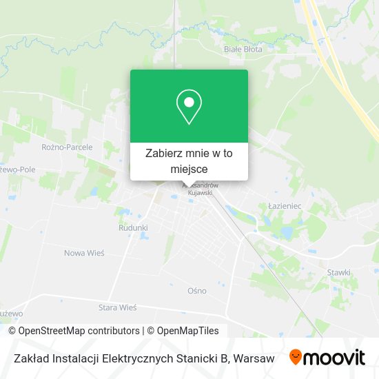 Mapa Zakład Instalacji Elektrycznych Stanicki B