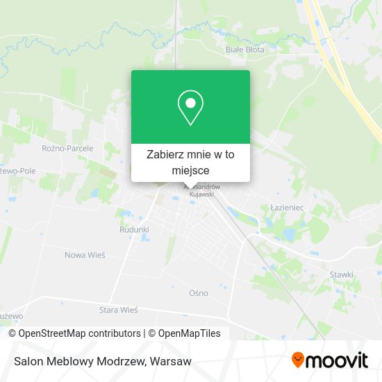 Mapa Salon Meblowy Modrzew