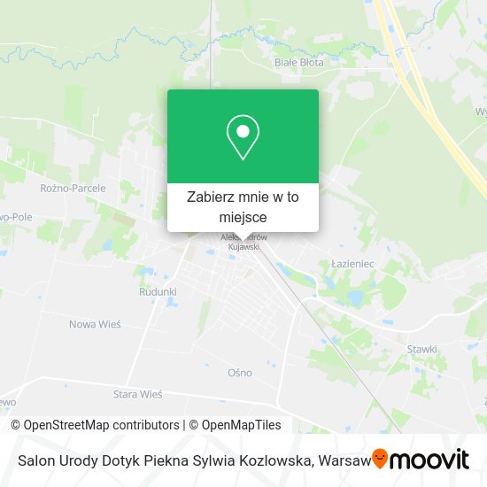 Mapa Salon Urody Dotyk Piekna Sylwia Kozlowska