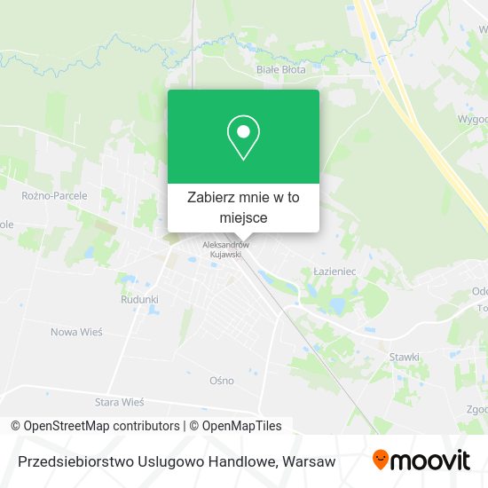 Mapa Przedsiebiorstwo Uslugowo Handlowe