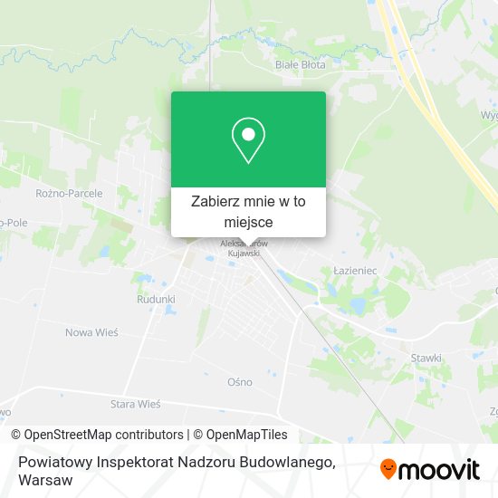 Mapa Powiatowy Inspektorat Nadzoru Budowlanego