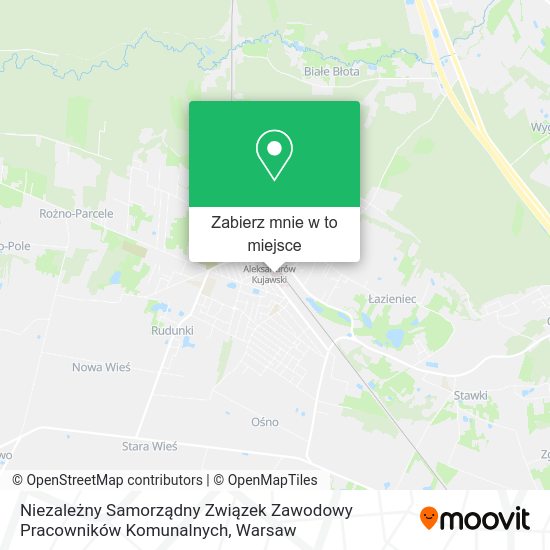 Mapa Niezależny Samorządny Związek Zawodowy Pracowników Komunalnych