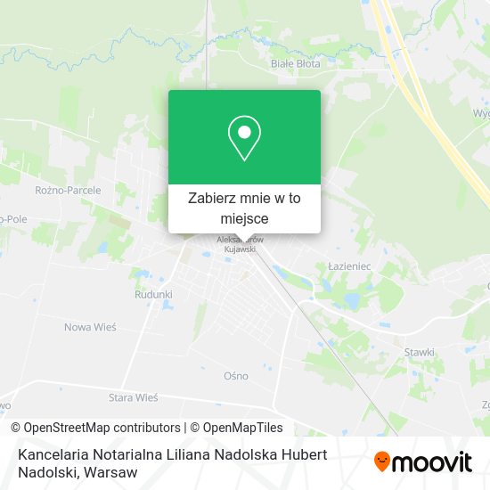 Mapa Kancelaria Notarialna Liliana Nadolska Hubert Nadolski