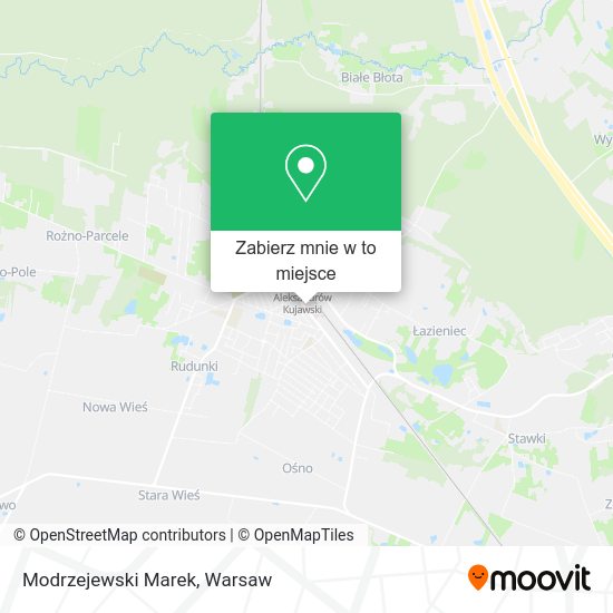 Mapa Modrzejewski Marek