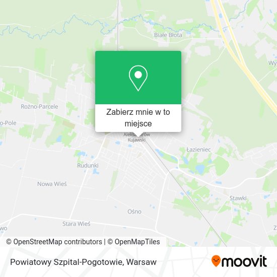 Mapa Powiatowy Szpital-Pogotowie