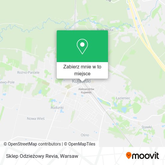 Mapa Sklep Odzieżowy Revia