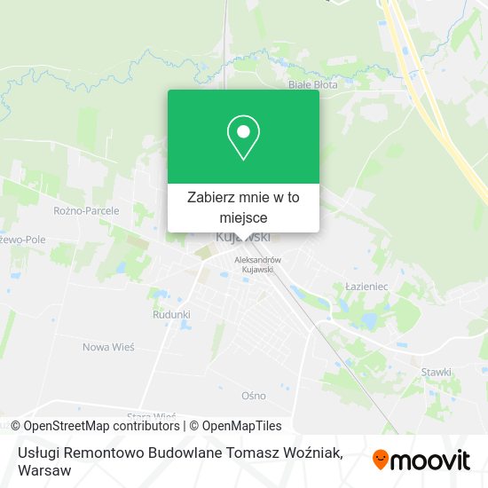 Mapa Usługi Remontowo Budowlane Tomasz Woźniak