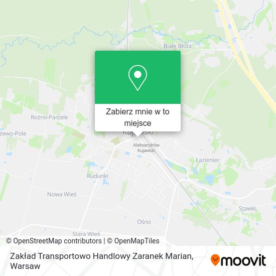 Mapa Zakład Transportowo Handlowy Zaranek Marian