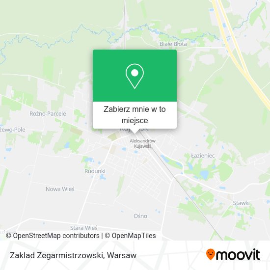 Mapa Zaklad Zegarmistrzowski