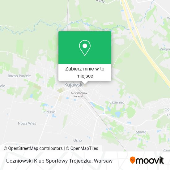 Mapa Uczniowski Klub Sportowy Trójeczka