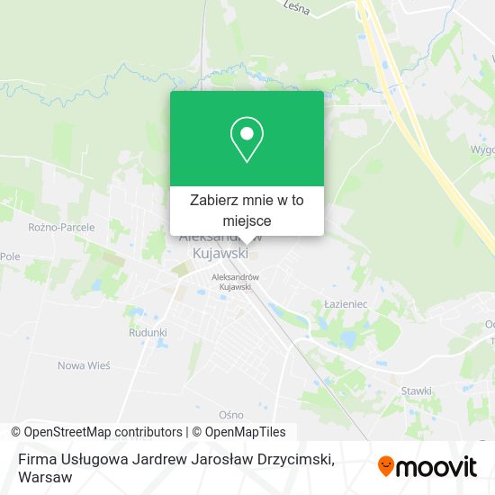 Mapa Firma Usługowa Jardrew Jarosław Drzycimski