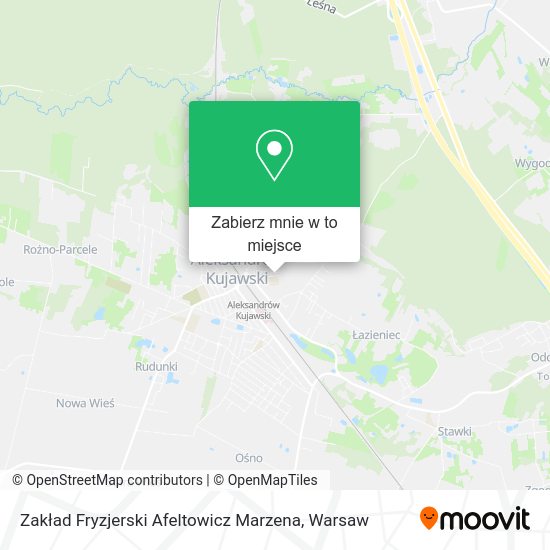 Mapa Zakład Fryzjerski Afeltowicz Marzena