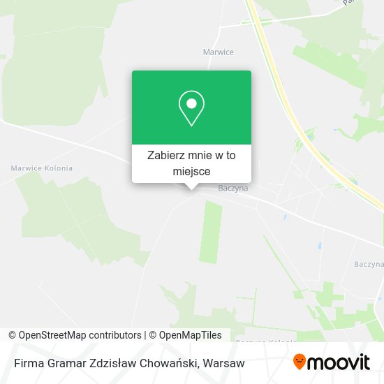 Mapa Firma Gramar Zdzisław Chowański