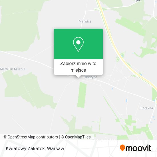 Mapa Kwiatowy Zakatek