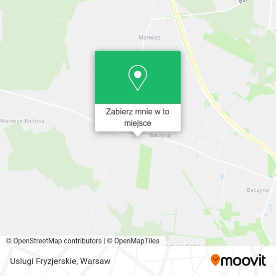 Mapa Uslugi Fryzjerskie