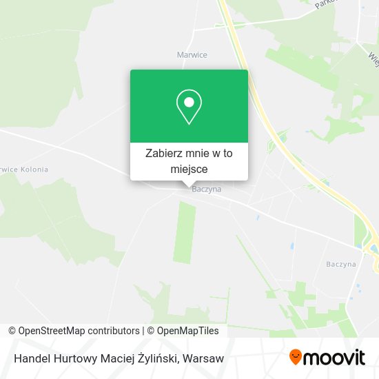 Mapa Handel Hurtowy Maciej Żyliński