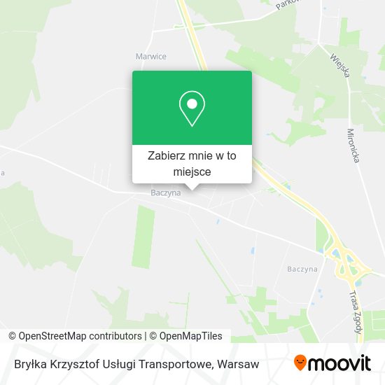 Mapa Bryłka Krzysztof Usługi Transportowe