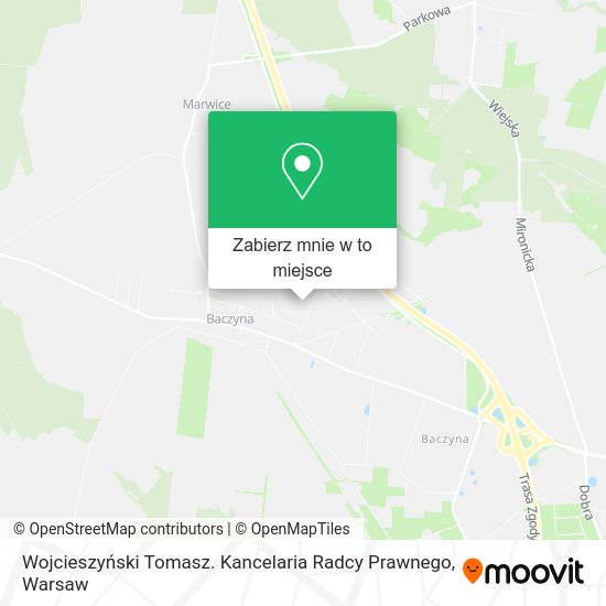 Mapa Wojcieszyński Tomasz. Kancelaria Radcy Prawnego