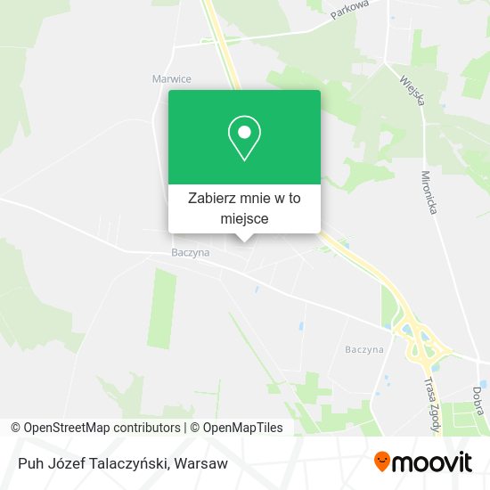 Mapa Puh Józef Talaczyński