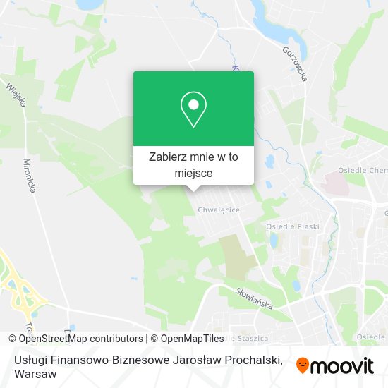 Mapa Usługi Finansowo-Biznesowe Jarosław Prochalski