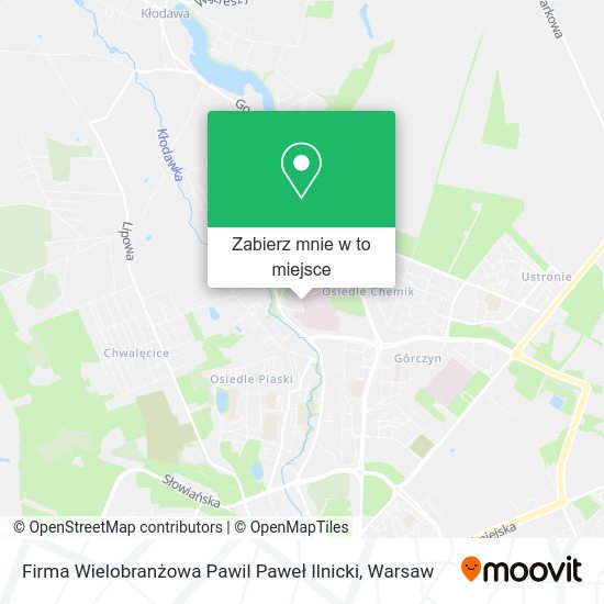 Mapa Firma Wielobranżowa Pawil Paweł Ilnicki