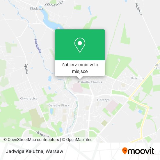 Mapa Jadwiga Kałużna