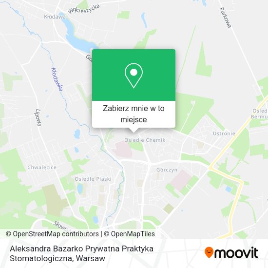 Mapa Aleksandra Bazarko Prywatna Praktyka Stomatologiczna