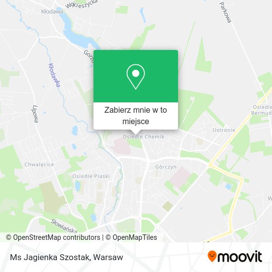 Mapa Ms Jagienka Szostak