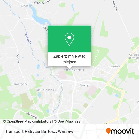 Mapa Transport Patrycja Bartosz