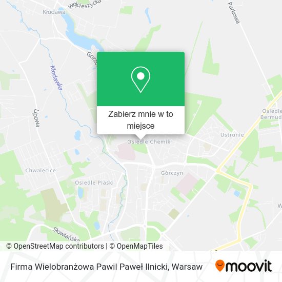 Mapa Firma Wielobranżowa Pawil Paweł Ilnicki