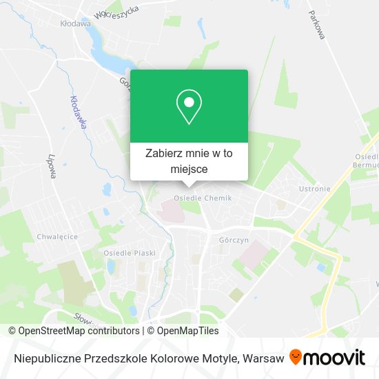 Mapa Niepubliczne Przedszkole Kolorowe Motyle