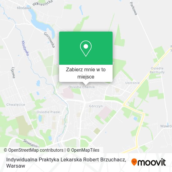 Mapa Indywidualna Praktyka Lekarska Robert Brzuchacz