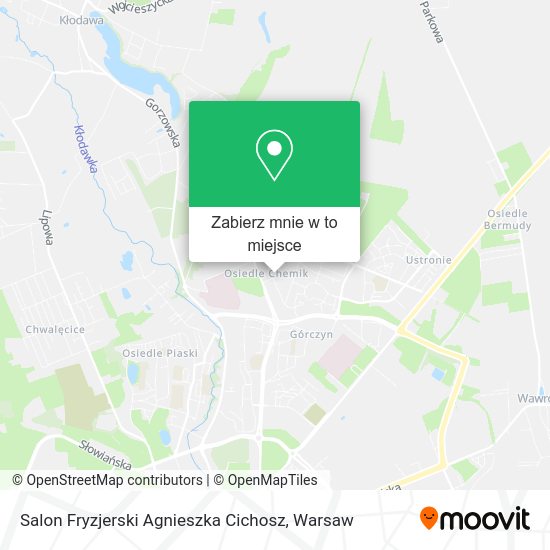 Mapa Salon Fryzjerski Agnieszka Cichosz