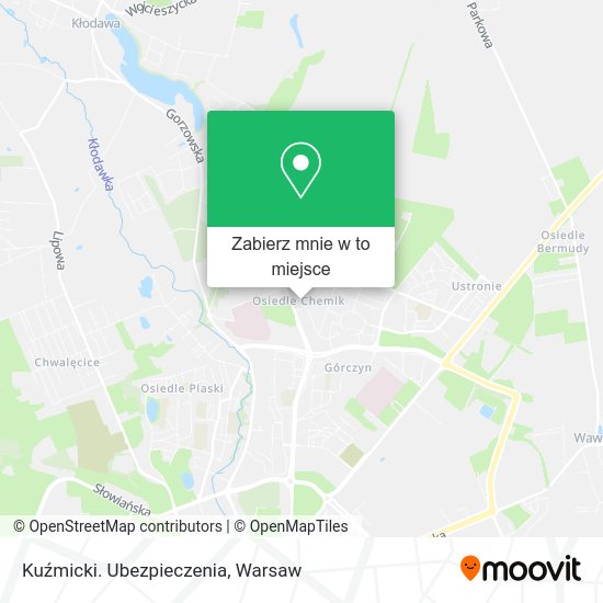 Mapa Kuźmicki. Ubezpieczenia