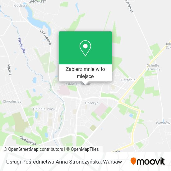 Mapa Usługi Pośrednictwa Anna Stronczyńska