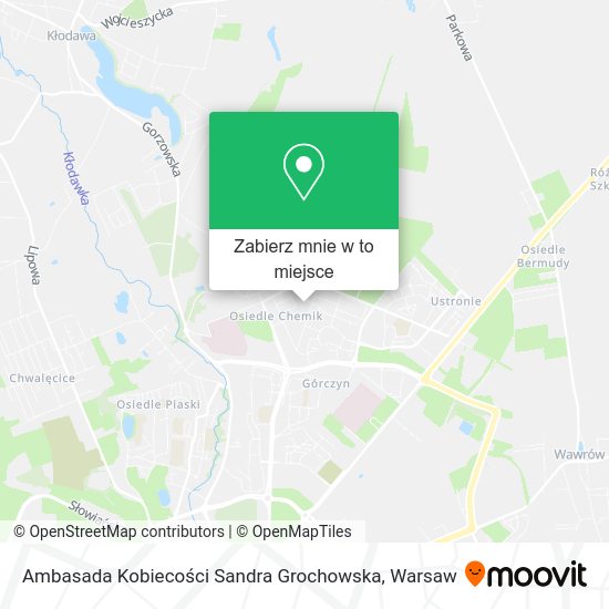 Mapa Ambasada Kobiecości Sandra Grochowska