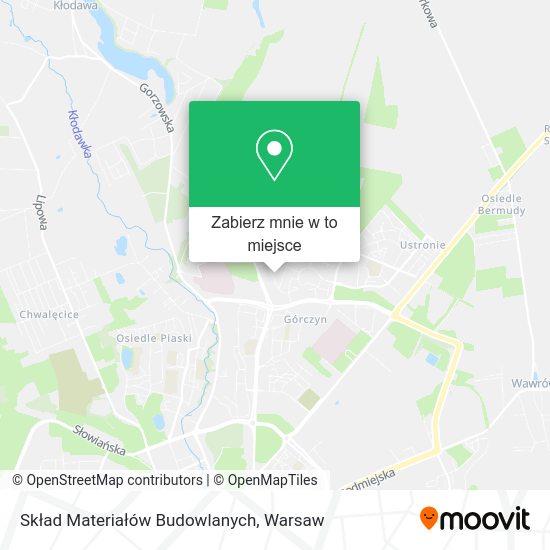 Mapa Skład Materiałów Budowlanych