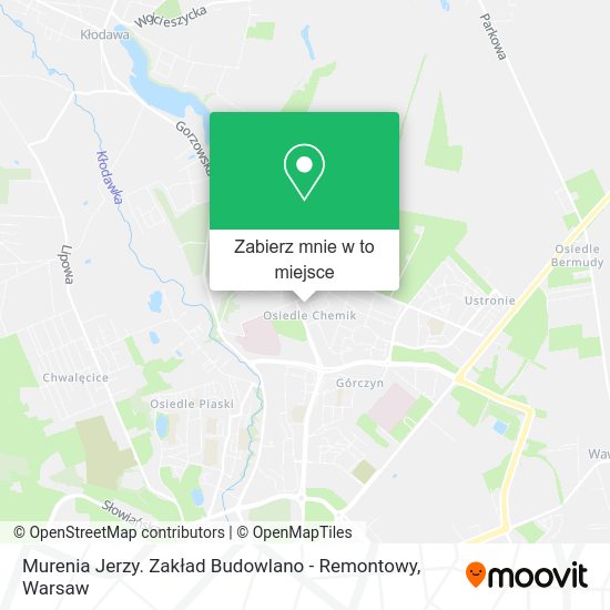 Mapa Murenia Jerzy. Zakład Budowlano - Remontowy