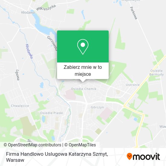 Mapa Firma Handlowo Uslugowa Katarzyna Szmyt