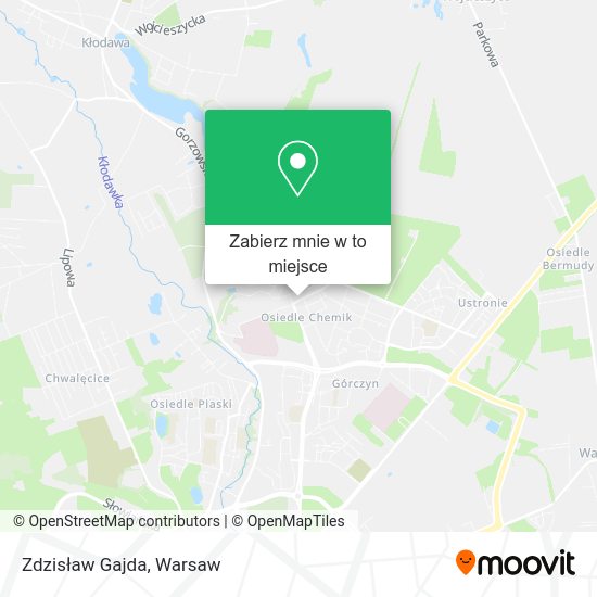 Mapa Zdzisław Gajda