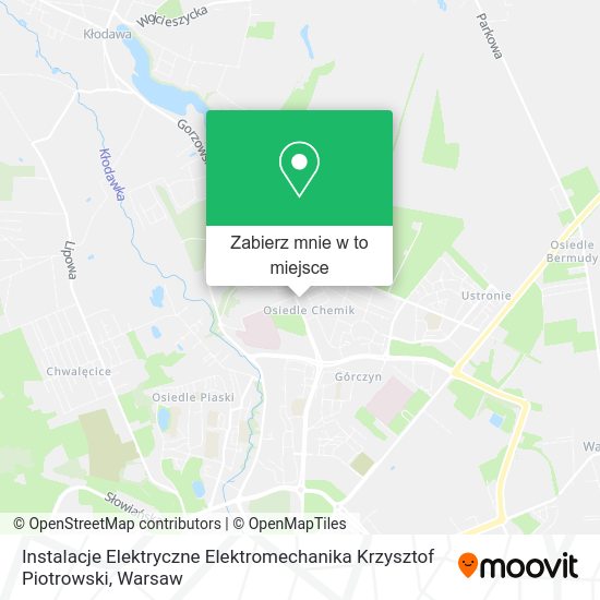 Mapa Instalacje Elektryczne Elektromechanika Krzysztof Piotrowski