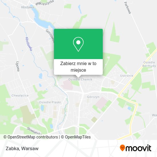 Mapa Zabka