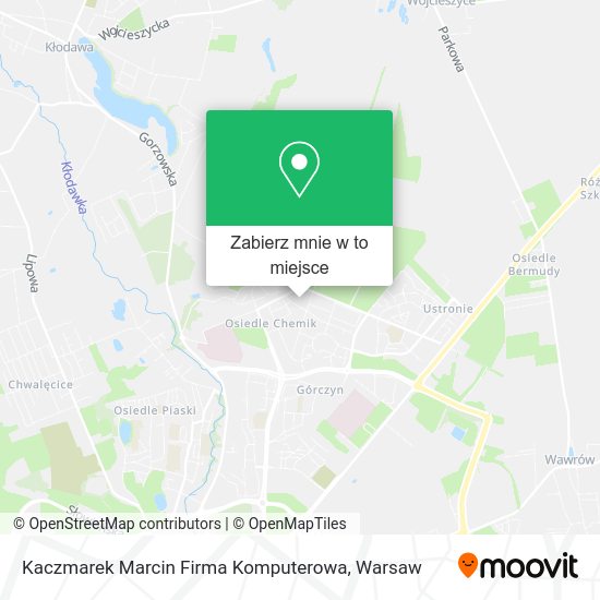 Mapa Kaczmarek Marcin Firma Komputerowa