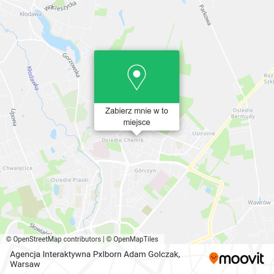 Mapa Agencja Interaktywna Pxlborn Adam Golczak