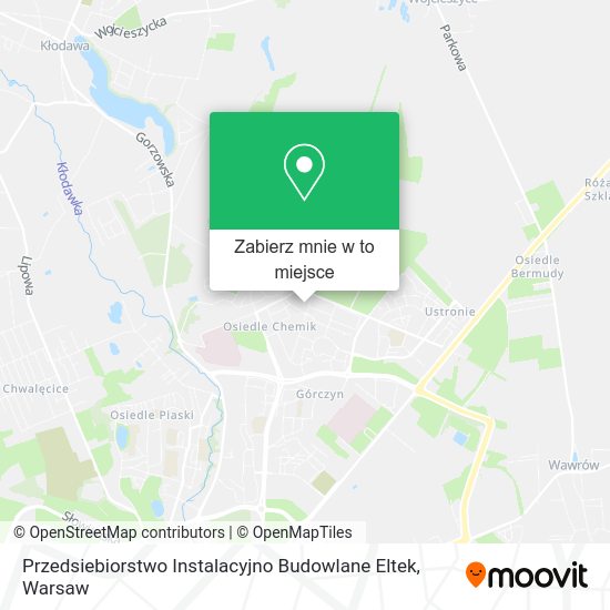 Mapa Przedsiebiorstwo Instalacyjno Budowlane Eltek