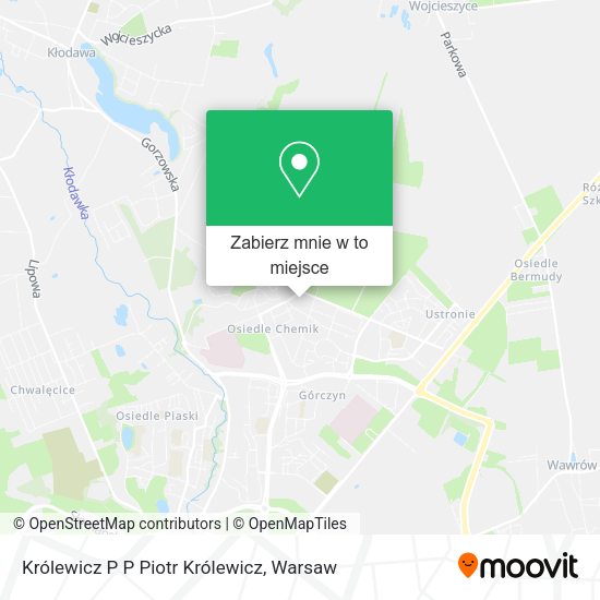 Mapa Królewicz P P Piotr Królewicz