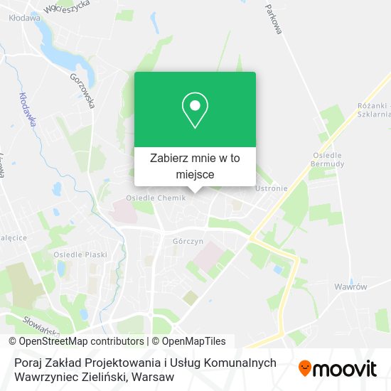 Mapa Poraj Zakład Projektowania i Usług Komunalnych Wawrzyniec Zieliński