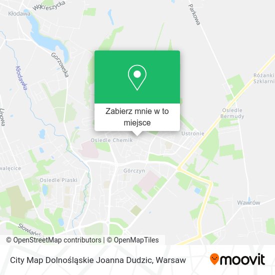 Mapa City Map Dolnośląskie Joanna Dudzic