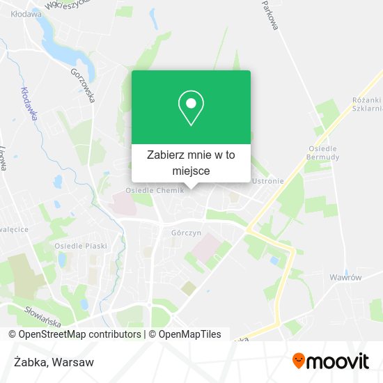 Mapa Żabka